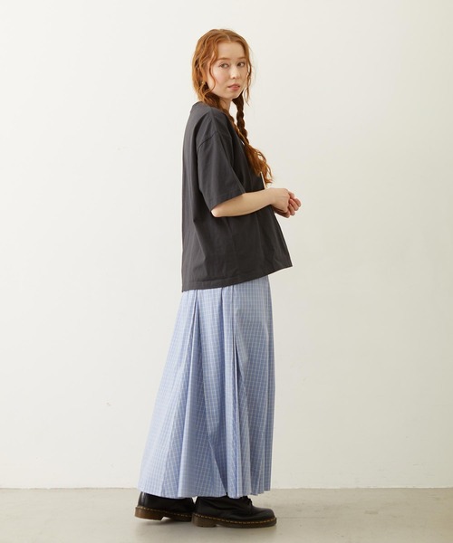 MILKFED.(ミルクフェド)の「PLAID PATTERN LONG SKIRT(スカート・レディース・レッド/グレー/ブルー・ONE SIZE)」の19枚目の写真