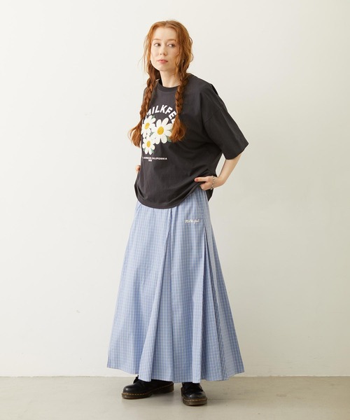 MILKFED.(ミルクフェド)の「PLAID PATTERN LONG SKIRT(スカート・レディース・レッド/グレー/ブルー・ONE SIZE)」の21枚目の写真