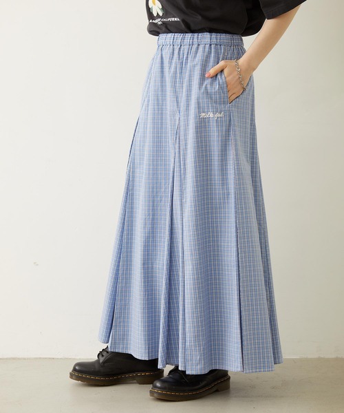 MILKFED.(ミルクフェド)の「PLAID PATTERN LONG SKIRT(スカート・レディース・レッド/グレー/ブルー・ONE SIZE)」の16枚目の写真