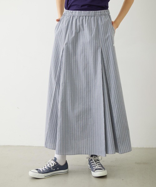 MILKFED.(ミルクフェド)の「PLAID PATTERN LONG SKIRT(スカート・レディース・レッド/グレー/ブルー・ONE SIZE)」の22枚目の写真