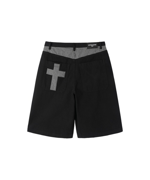 OY(オーワイ)の「『OY/オーワイ』CHECK MIX WIDE SHORTS /チェックミックスワイドショートパンツ(その他パンツ・メンズ・ブラック・L/M/S)」の10枚目の写真