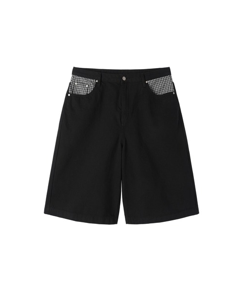 OY(オーワイ)の「『OY/オーワイ』CHECK MIX WIDE SHORTS /チェックミックスワイドショートパンツ(その他パンツ・メンズ・ブラック・L/M/S)」の11枚目の写真
