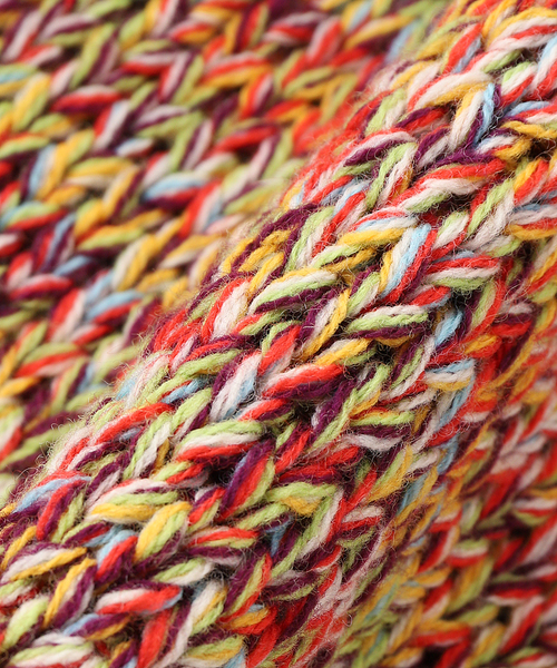 Coohem（コーヘン）の「COOHEM / コーヘン カラーミックス ビッグ天竺 プルオーバー（ニット/セーター・メンズ・ネイビー/レッド・MEDIUM/LARGE）」の5枚目の写真