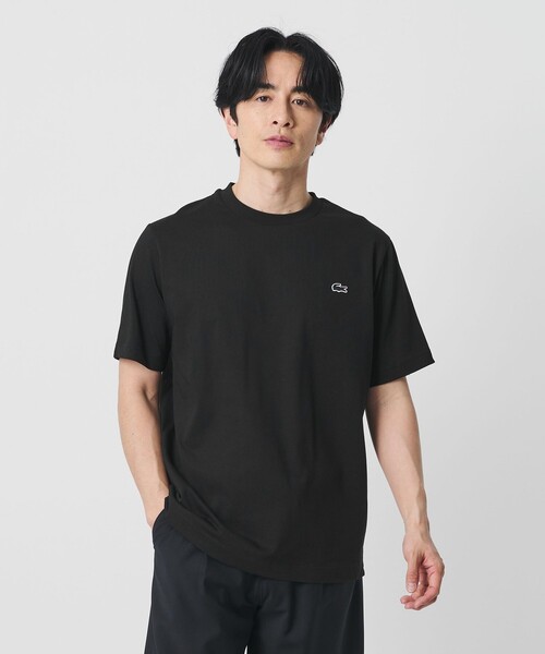 LACOSTE(ラコステ)の「<LACOSTE>アウトライン クロック クルーネック Tシャツ(Tシャツ/カットソー・メンズ・ブラック/ネイビー/ホワイト・L/M/XL/S)」の5枚目の写真