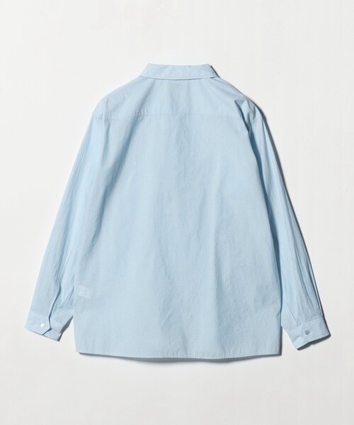 UNITED ARROWS（ユナイテッドアローズ）の「フェザーポプリン オーバーシャツ（シャツ/ブラウス・メンズ・ブラック/ライトブルー・XL/S/L/M）」の8枚目の写真