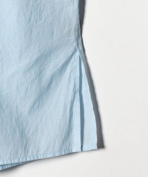 UNITED ARROWS（ユナイテッドアローズ）の「フェザーポプリン オーバーシャツ（シャツ/ブラウス・メンズ・ブラック/ライトブルー・XL/S/L/M）」の10枚目の写真