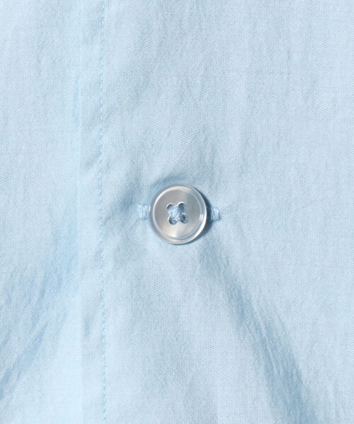 UNITED ARROWS（ユナイテッドアローズ）の「フェザーポプリン オーバーシャツ（シャツ/ブラウス・メンズ・ブラック/ライトブルー・XL/S/L/M）」の12枚目の写真