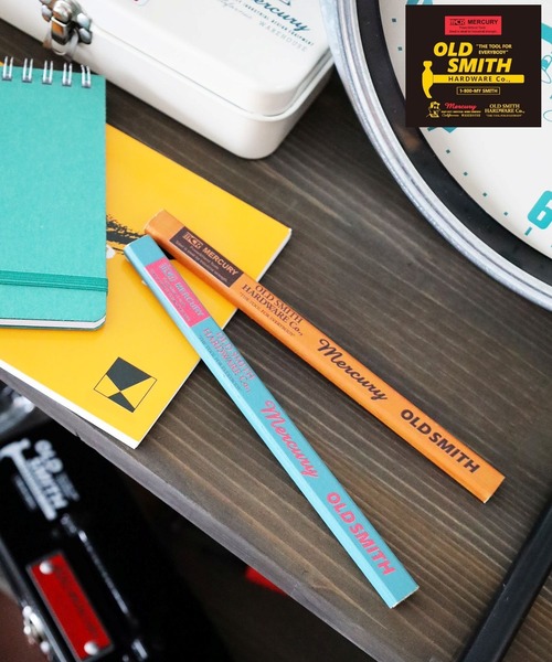 niko and...（ニコアンド）の「【MERCURY×OLD SMITH】コラボ　カーペンターペンシル（ステーショナリー・レディース・ブルー/オレンジ・0）」の2枚目の写真