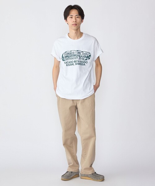 SHIPS(シップス)の「【WEB限定/SHIPS別注】THE DAY ON THE BEACH: THATS SURF LIFE ポケット Tシャツ(Tシャツ/カットソー・メンズ・オリーブ/レッド/ブルー・LARGE/MEDIUM/SMALL)」の12枚目の写真
