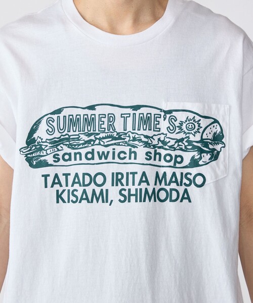 SHIPS(シップス)の「【WEB限定/SHIPS別注】THE DAY ON THE BEACH: THATS SURF LIFE ポケット Tシャツ(Tシャツ/カットソー・メンズ・オリーブ/レッド/ブルー・LARGE/MEDIUM/SMALL)」の16枚目の写真