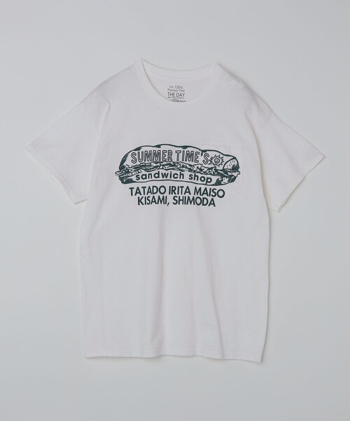 SHIPS(シップス)の「【WEB限定/SHIPS別注】THE DAY ON THE BEACH: THATS SURF LIFE ポケット Tシャツ(Tシャツ/カットソー・メンズ・オリーブ/レッド/ブルー・LARGE/MEDIUM/SMALL)」の22枚目の写真
