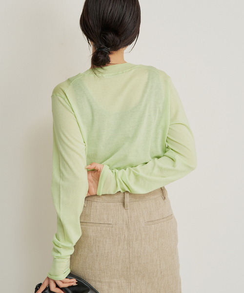 R'IAM KNIT LONG TEE（ニット/セーター）｜Plage（プラージュ）の