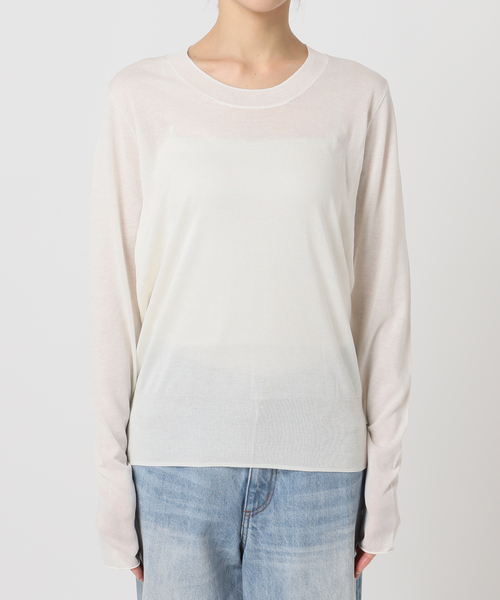 新品　Plage 【R'IAM】FEMININE LONG Tシャツ　ホワイト Plage - 【R'IAM】FEMININE LONG Tシャツの通販 by ppp｜プラージュ