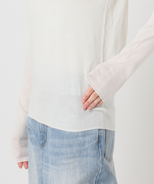Plage 新品★【R’IAM 】FEMININE LONG Tシャツ★ R'IAM FEMININE Tシャツ（Tシャツ／カットソー）｜Plage（プラージュ