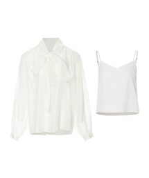 SINCETHEN（シンスゼン）の「ベルボウシアブラウスセット（シャツ/ブラウス）」