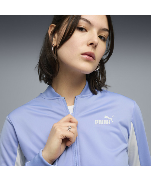 PUMA(プーマ)の「PUMA プーマ ウィメンズ ポリ ベースボール スーツ 上下セット(ジャージ・レディース・ブラック/ラベンダー・LARGE/MEDIUM/X-LARGE/SMALL)」の4枚目の写真