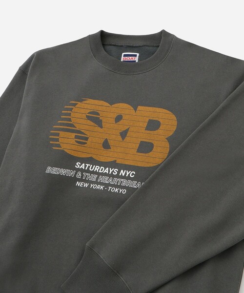 Saturdays NYC(サタデーズ ニューヨークシティ )の「BEDWIN & THE HEARTBREAKERS x Saturdays NYC Ex.PRINTED SWEAT "BEAN TOWN"(スウェット・メンズ・チャコールグレー・L/M/XL)」の21枚目の写真