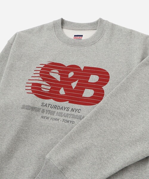 Saturdays NYC(サタデーズ ニューヨークシティ )の「BEDWIN & THE HEARTBREAKERS x Saturdays NYC Ex.PRINTED SWEAT "BEAN TOWN"(スウェット・メンズ・チャコールグレー・L/M/XL)」の22枚目の写真