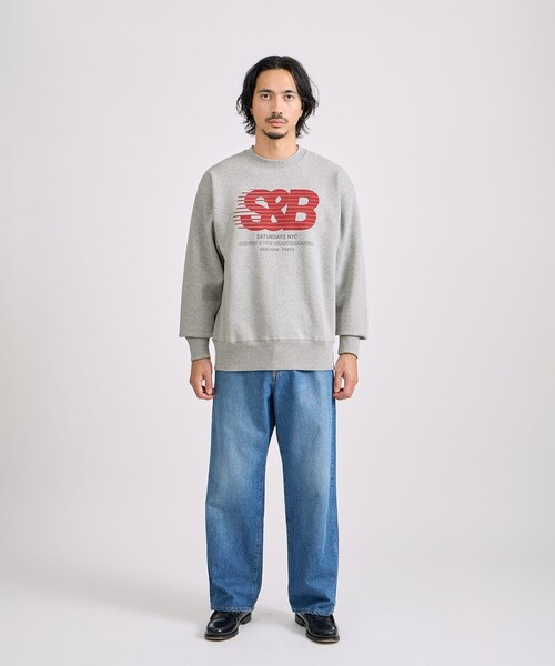 Saturdays NYC(サタデーズ ニューヨークシティ )の「BEDWIN & THE HEARTBREAKERS x Saturdays NYC Ex.PRINTED SWEAT "BEAN TOWN"(スウェット・メンズ・チャコールグレー・L/M/XL)」の12枚目の写真