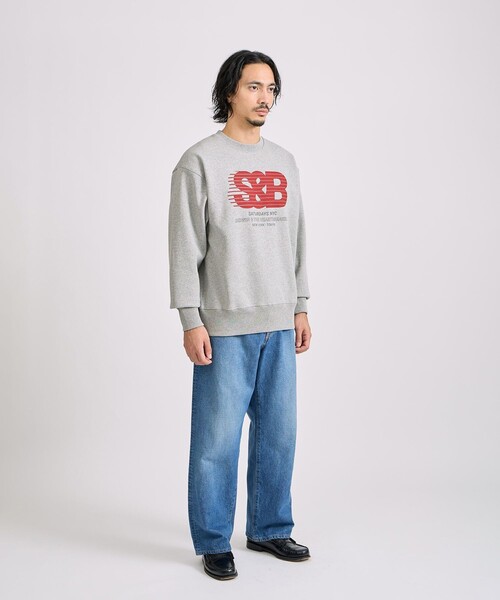 Saturdays NYC(サタデーズ ニューヨークシティ )の「BEDWIN & THE HEARTBREAKERS x Saturdays NYC Ex.PRINTED SWEAT "BEAN TOWN"(スウェット・メンズ・チャコールグレー・L/M/XL)」の13枚目の写真