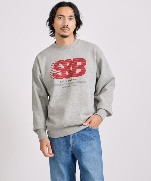 Saturdays NYC(サタデーズ ニューヨークシティ )の「BEDWIN & THE HEARTBREAKERS x Saturdays NYC Ex.PRINTED SWEAT "BEAN TOWN"(スウェット・メンズ・チャコールグレー・L/M/XL)」の4枚目の写真