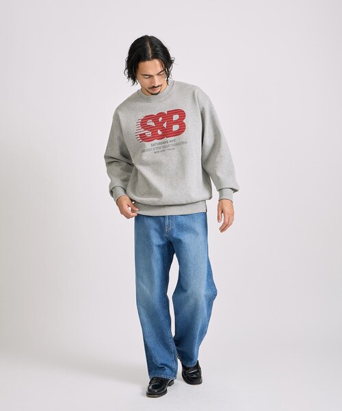 Saturdays NYC(サタデーズ ニューヨークシティ )の「BEDWIN & THE HEARTBREAKERS x Saturdays NYC Ex.PRINTED SWEAT "BEAN TOWN"(スウェット・メンズ・チャコールグレー・L/M/XL)」の17枚目の写真