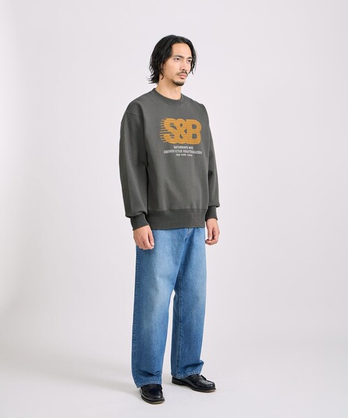 Saturdays NYC(サタデーズ ニューヨークシティ )の「BEDWIN & THE HEARTBREAKERS x Saturdays NYC Ex.PRINTED SWEAT "BEAN TOWN"(スウェット・メンズ・チャコールグレー・L/M/XL)」の8枚目の写真