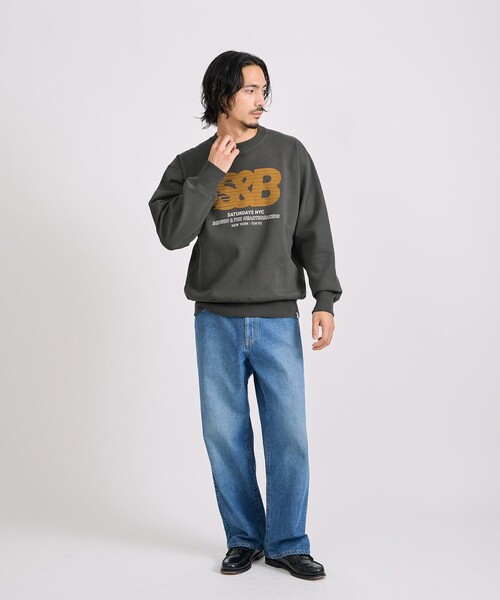 Saturdays NYC(サタデーズ ニューヨークシティ )の「BEDWIN & THE HEARTBREAKERS x Saturdays NYC Ex.PRINTED SWEAT "BEAN TOWN"(スウェット・メンズ・チャコールグレー・L/M/XL)」の10枚目の写真