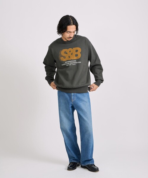 Saturdays NYC(サタデーズ ニューヨークシティ )の「BEDWIN & THE HEARTBREAKERS x Saturdays NYC Ex.PRINTED SWEAT "BEAN TOWN"(スウェット・メンズ・チャコールグレー・L/M/XL)」の11枚目の写真