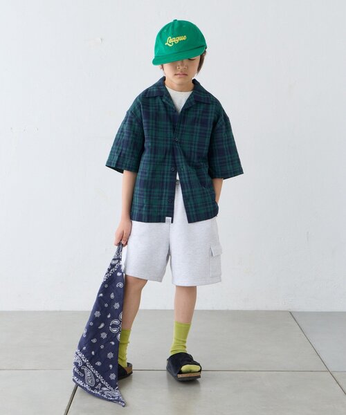 CIAOPANIC TYPY(チャオパニックティピー)の「【KIDS】スウェットカーゴショーツ(その他パンツ・キッズ・グレー/ブラック・XX-LARGE/X-LARGE/MEDIUM/SMALL/LARGE)」の9枚目の写真