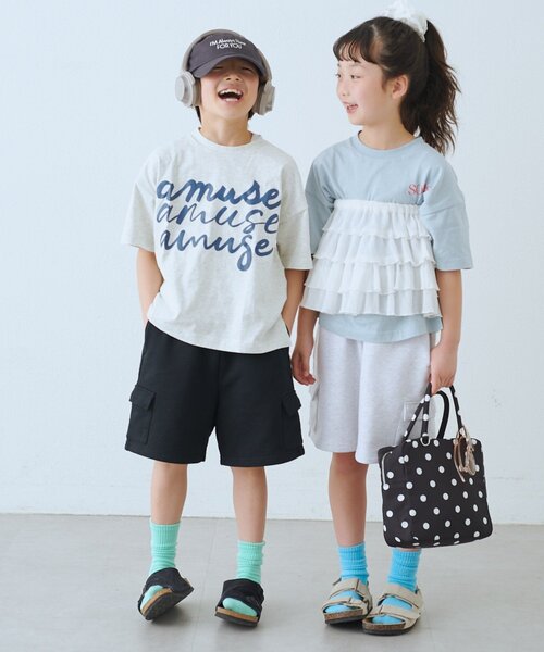CIAOPANIC TYPY(チャオパニックティピー)の「【KIDS】スウェットカーゴショーツ(その他パンツ・キッズ・グレー/ブラック・XX-LARGE/X-LARGE/MEDIUM/SMALL/LARGE)」の13枚目の写真