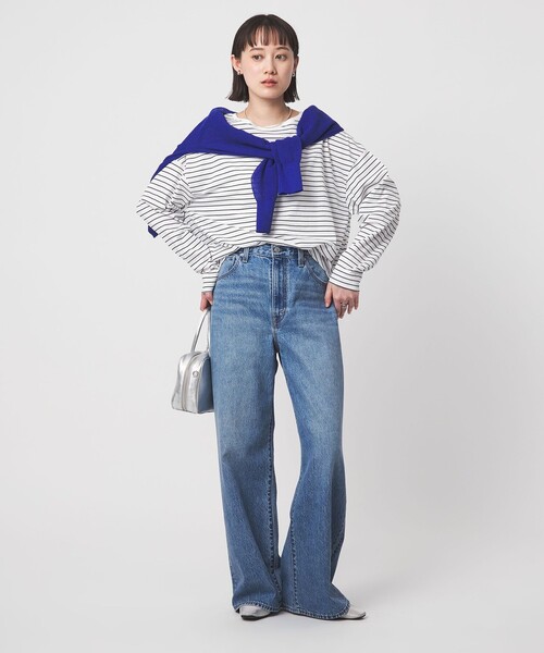 green label relaxing(グリーンレーベルリラクシング)の「バック スリット プルオーバー(Tシャツ/カットソー・レディース・オフホワイト/ブラック/その他1・FREE)」の21枚目の写真