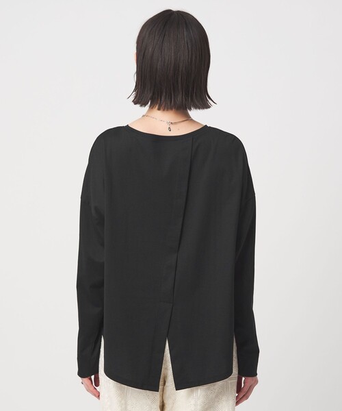 green label relaxing(グリーンレーベルリラクシング)の「バック スリット プルオーバー(Tシャツ/カットソー・レディース・オフホワイト/ブラック/その他1・FREE)」の17枚目の写真