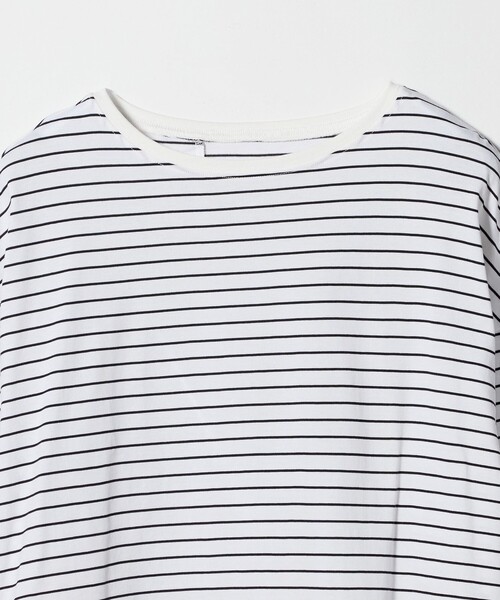 green label relaxing(グリーンレーベルリラクシング)の「バック スリット プルオーバー(Tシャツ/カットソー・レディース・オフホワイト/ブラック/その他1・FREE)」の9枚目の写真