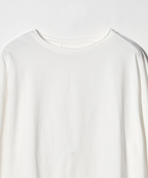 green label relaxing(グリーンレーベルリラクシング)の「バック スリット プルオーバー(Tシャツ/カットソー・レディース・オフホワイト/ブラック/その他1・FREE)」の6枚目の写真
