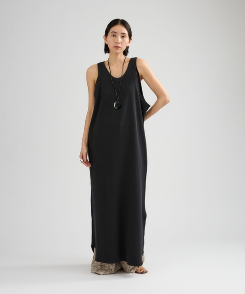 Chaos（カオス）の「Chaos(カオス)/ ◇REMI RELIEF◇Ｗタックワンピース（ワンピース・レディース・スミクロ/ホワイト・FREE）」の2枚目の写真