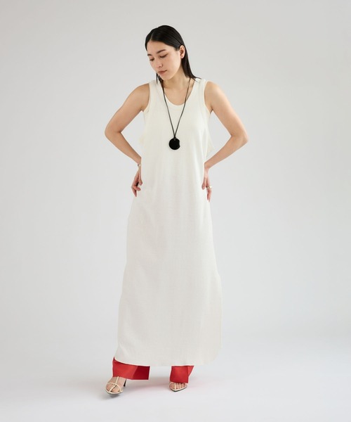 Chaos（カオス）の「Chaos(カオス)/ ◇REMI RELIEF◇Ｗタックワンピース（ワンピース・レディース・スミクロ/ホワイト・FREE）」の3枚目の写真