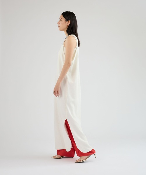 Chaos（カオス）の「Chaos(カオス)/ ◇REMI RELIEF◇Ｗタックワンピース（ワンピース・レディース・スミクロ/ホワイト・FREE）」の5枚目の写真