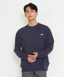 Dickies/ディッキーズ ワッペンクルーネック スウェット/ブランドロゴTシャツ/長袖