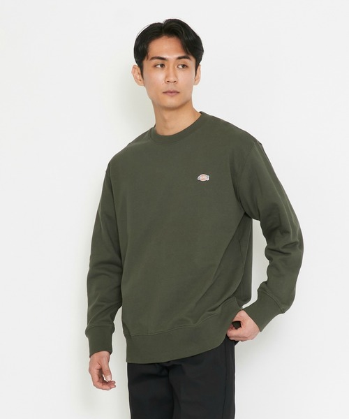 Dickies/ディッキーズ ワッペンクルーネック スウェット/ブランドロゴT