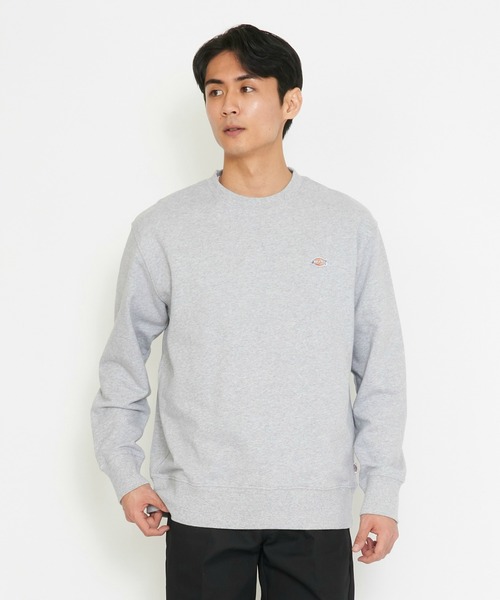 Dickies/ディッキーズ ワッペンクルーネック スウェット/ブランドロゴT
