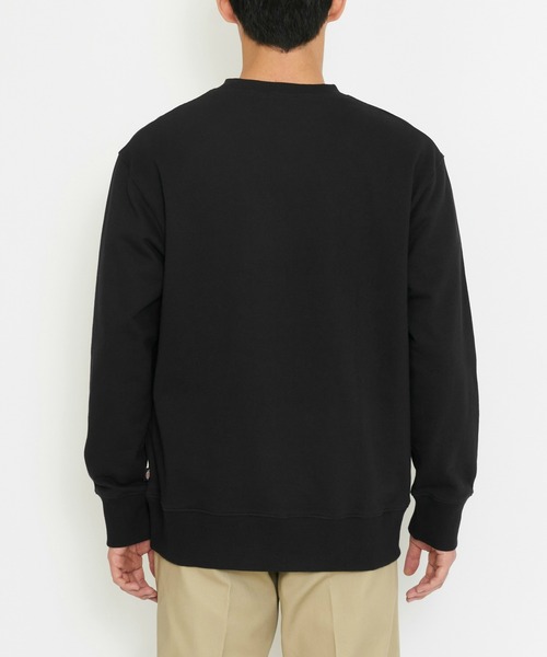 Dickies(ディッキーズ)の「Dickies/ディッキーズ ワッペンクルーネック スウェット/ブランドロゴTシャツ/長袖(スウェット・メンズ・ネイビー/オリーブ/ブラック/ヘザーグレー・MEDIUM/LARGE/X-LARGE/3L)」の9枚目の写真