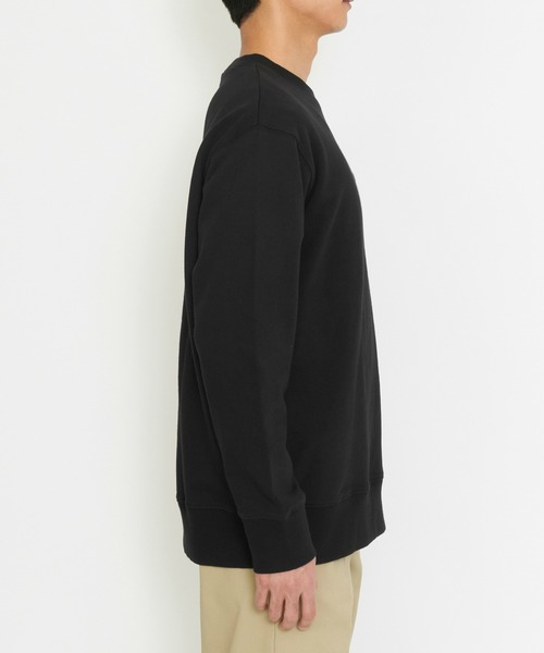 Dickies(ディッキーズ)の「Dickies/ディッキーズ ワッペンクルーネック スウェット/ブランドロゴTシャツ/長袖(スウェット・メンズ・ネイビー/オリーブ/ブラック/ヘザーグレー・MEDIUM/LARGE/X-LARGE/3L)」の10枚目の写真