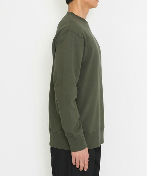 Dickies(ディッキーズ)の「Dickies/ディッキーズ ワッペンクルーネック スウェット/ブランドロゴTシャツ/長袖(スウェット・メンズ・ネイビー/オリーブ/ブラック/ヘザーグレー・MEDIUM/LARGE/X-LARGE/3L)」の17枚目の写真