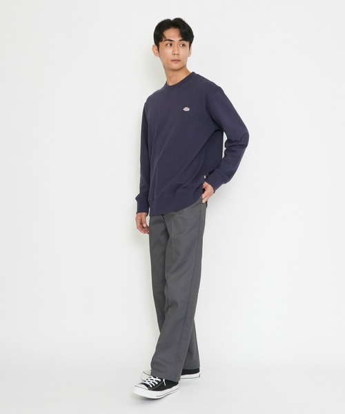 Dickies(ディッキーズ)の「Dickies/ディッキーズ ワッペンクルーネック スウェット/ブランドロゴTシャツ/長袖(スウェット・メンズ・ネイビー/オリーブ/ブラック/ヘザーグレー・MEDIUM/LARGE/X-LARGE/3L)」の21枚目の写真