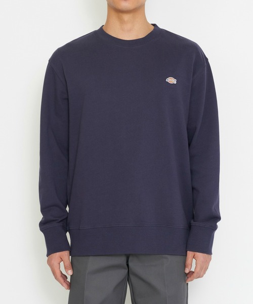 Dickies(ディッキーズ)の「Dickies/ディッキーズ ワッペンクルーネック スウェット/ブランドロゴTシャツ/長袖(スウェット・メンズ・ネイビー/オリーブ/ブラック/ヘザーグレー・MEDIUM/LARGE/X-LARGE/3L)」の22枚目の写真