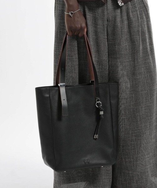 HARE（ハレ）の「レザーベルトトート(HARE)（トートバッグ・メンズ・ブラック・FREE）」の6枚目の写真