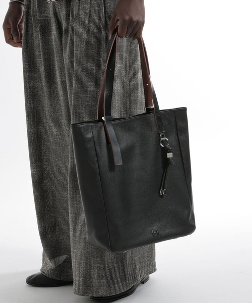 HARE（ハレ）の「レザーベルトトート(HARE)（トートバッグ・メンズ・ブラック・FREE）」の7枚目の写真