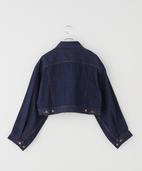 Wrangler（ラングラー）の「【WEB＋一部店舗限定】Wrangler / ラングラー OVERSIZE BOYS JACKET OneWash（デニムジャケット・レディース・ネイビー・MEDIUM）」の21枚目の写真