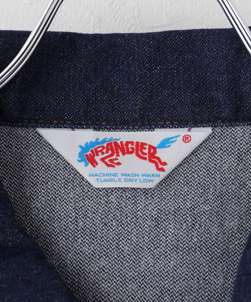Wrangler（ラングラー）の「【WEB＋一部店舗限定】Wrangler / ラングラー OVERSIZE BOYS JACKET OneWash（デニムジャケット・レディース・ネイビー・MEDIUM）」の13枚目の写真